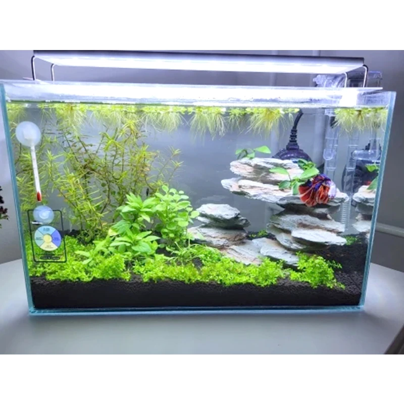 Iluminação LED para Aquário 8W Azul e Branco com Suporte Ajustável - Imagem 6