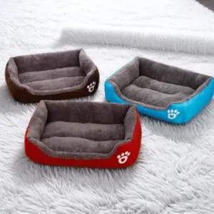 cama para cães e gatos de pelúcia