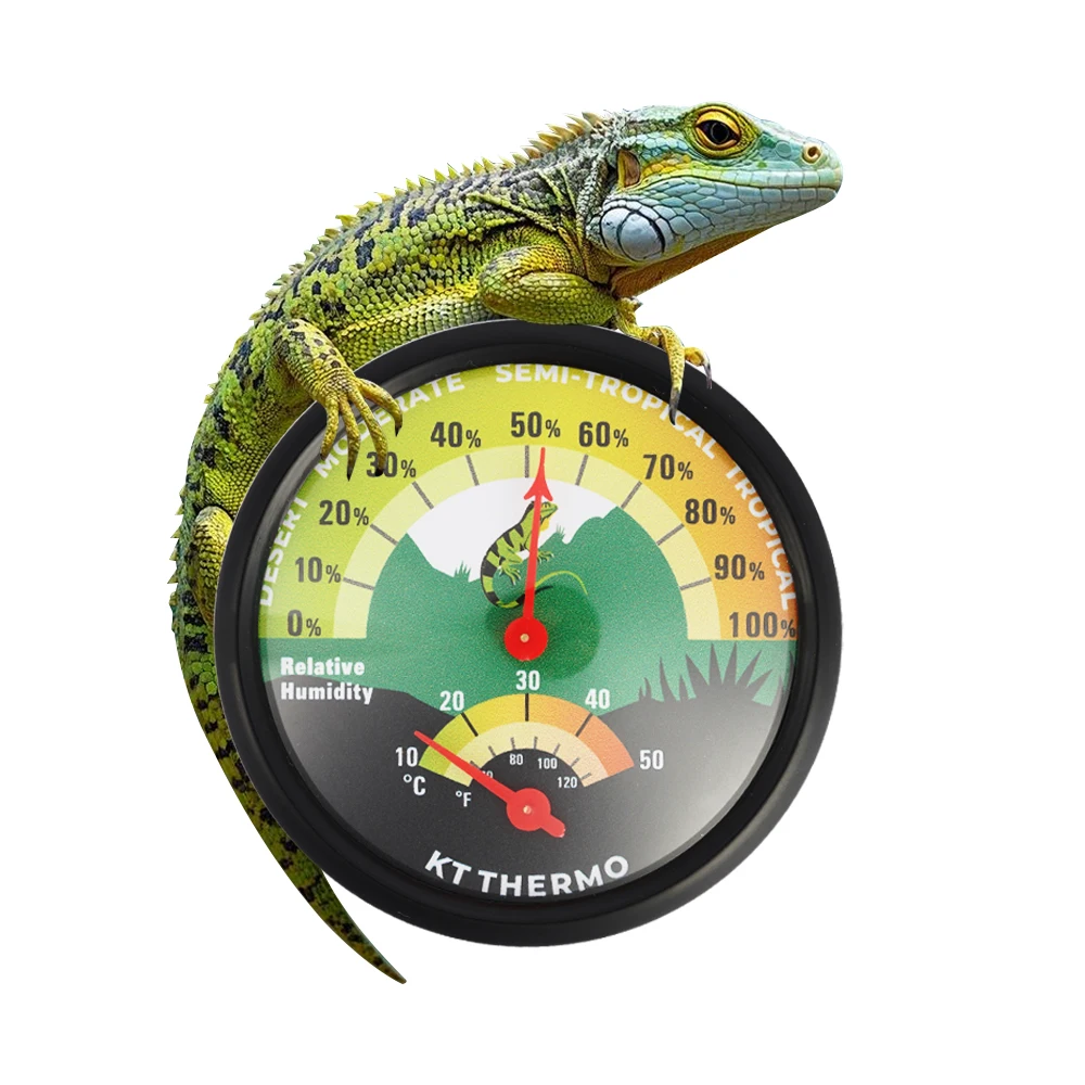 termômetro higrômetro para terrário de répteis