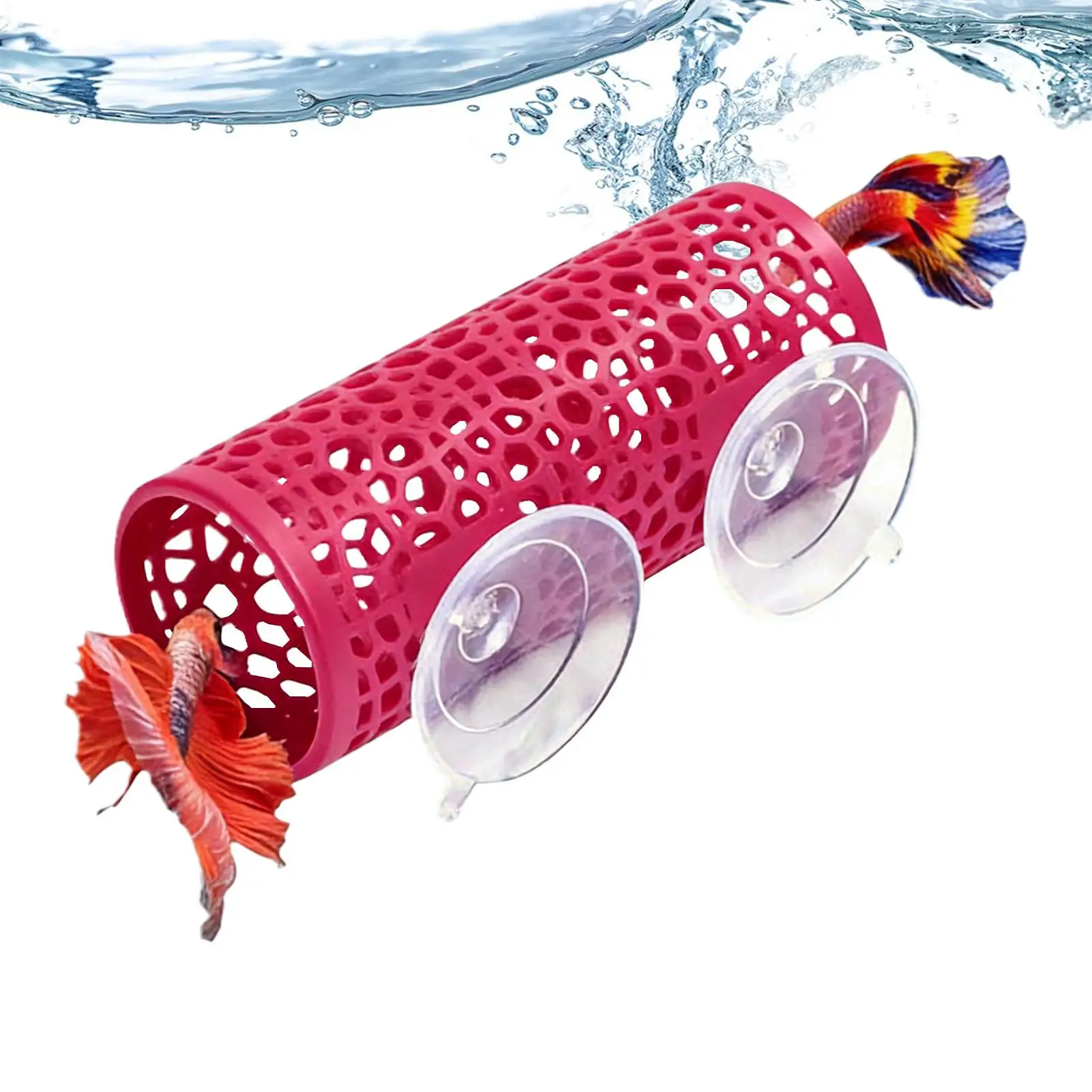 Túnel para Aquário Betta com Ventosas para Fixação - Imagem 2