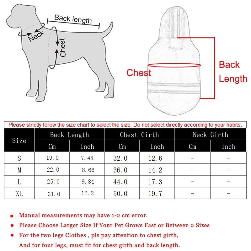 Capa de Chuva para Cães e Gatos de PU Impermeável com Capuz - Imagem 2