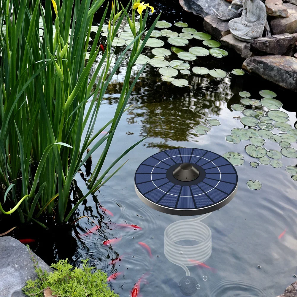 Bomba de Oxigênio Solar Flutuante para Lago com Desligamento Automático - Imagem 3