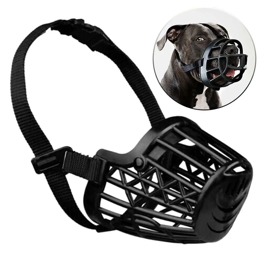 Focinheira Cesta para Cães de Plástico Macio com Tiras Ajustáveis - Image 5