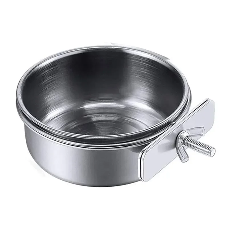 Comedouro para Hamster de Aço Inoxidável com Fixação para Gaiola - Imagem 2