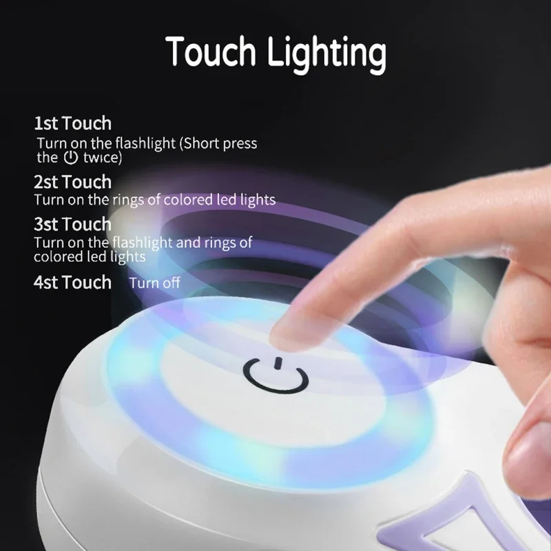 Coleira Retrátil de LED para Cães e Gatos 3m com Luz - Imagem 4