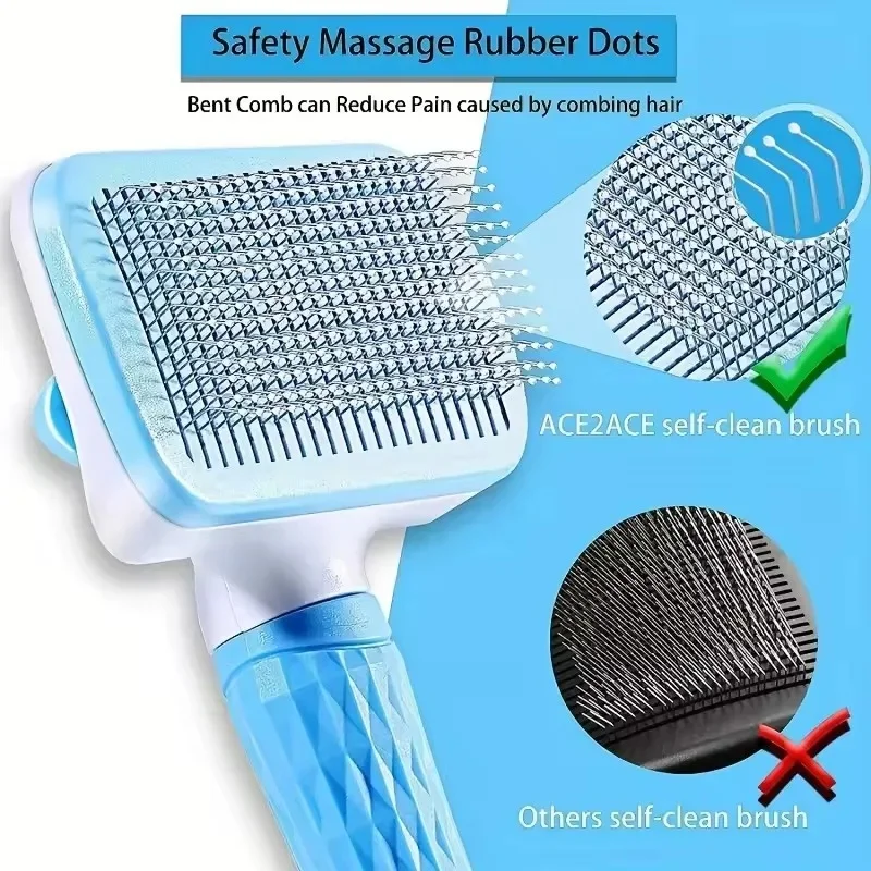 Escova Removedora de Pelos para Cães e Gatos Multiuso - Imagem 3