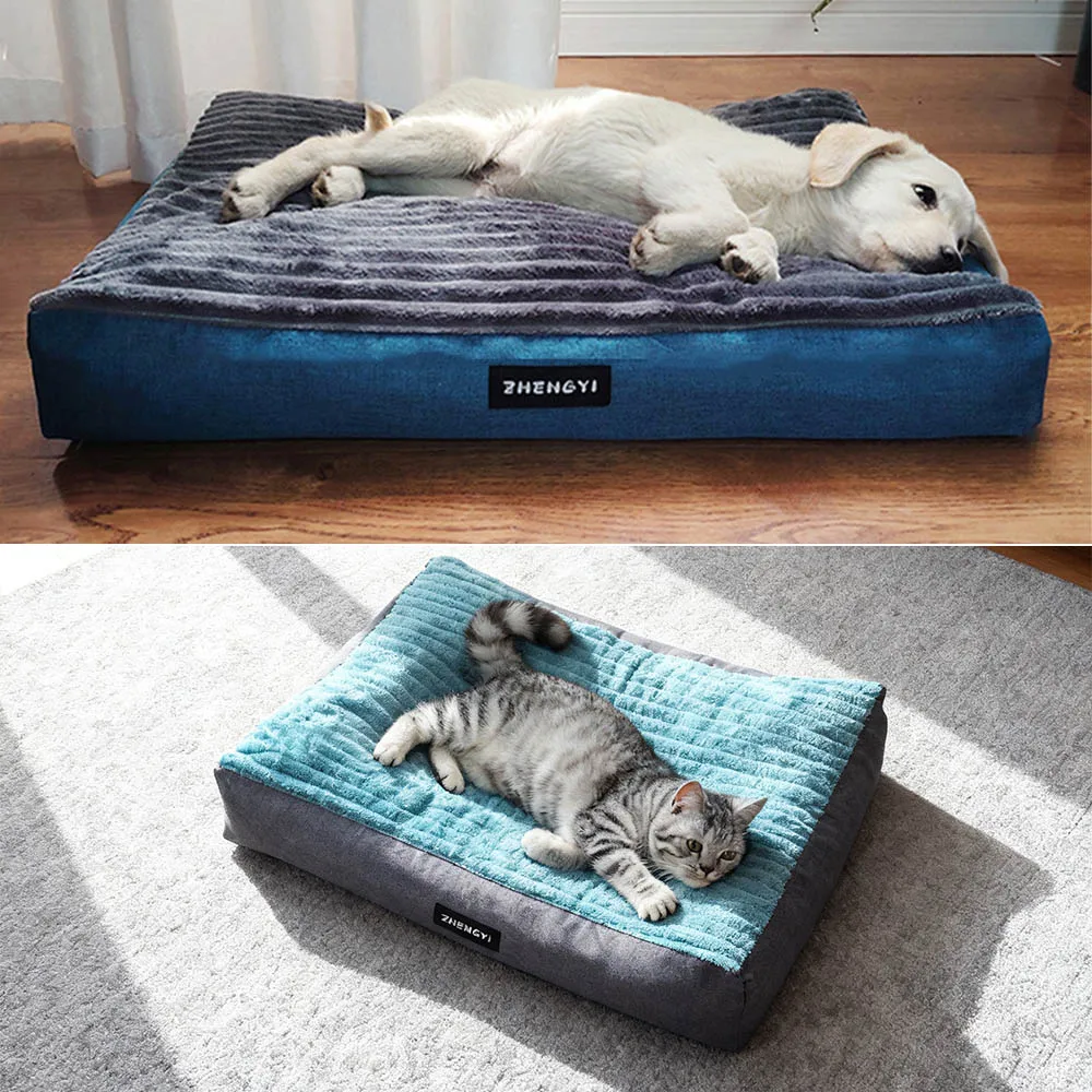 Cama para Gatos e Cães de Pelúcia Macia em Cores Variadas - Imagem 5