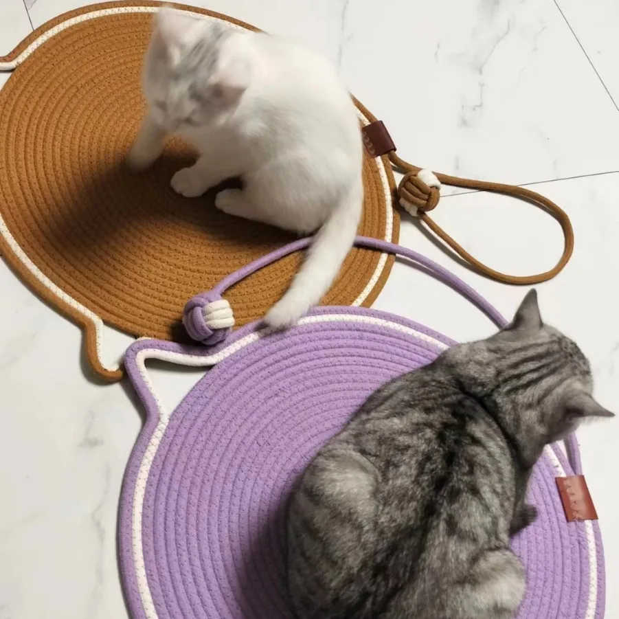 Tapete Arranhador para Gatos de Algodão 42,5 cm Resistente ao Desgaste - Imagem 4