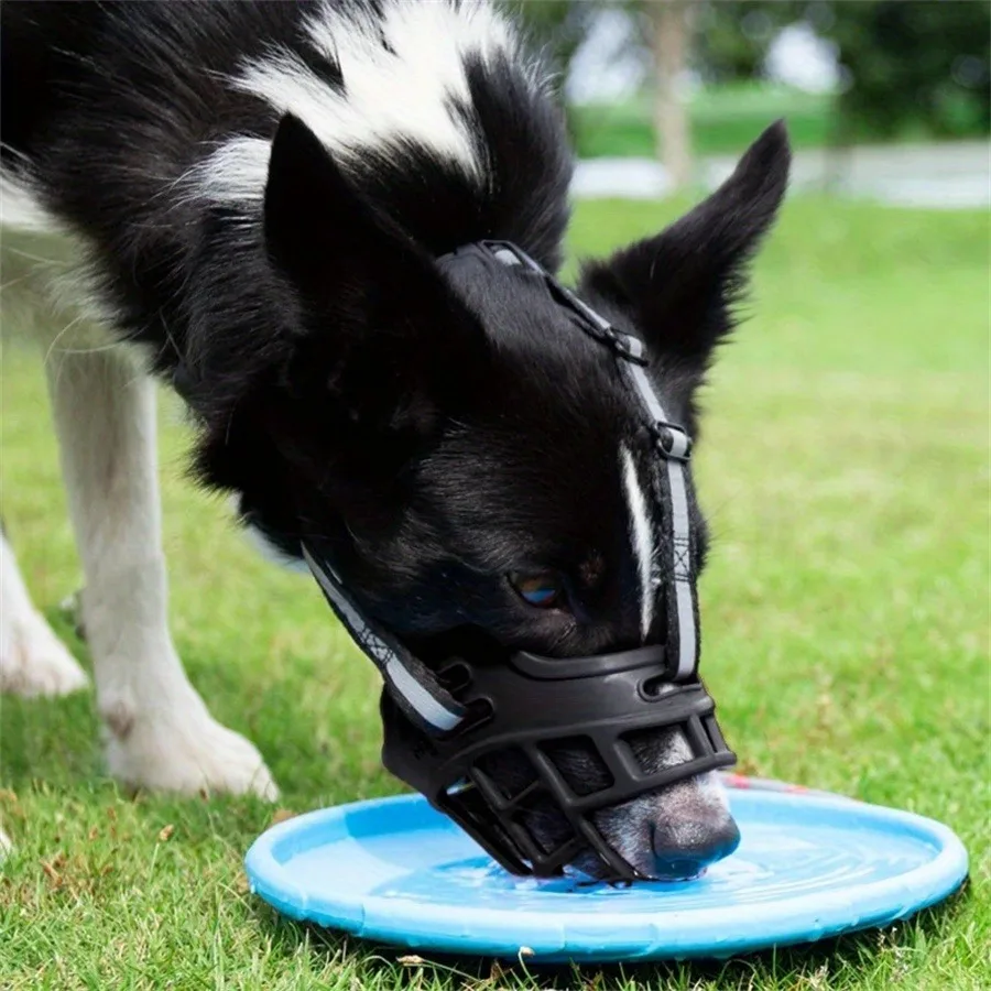 Focinheira Ajustável para Cães Respirável Tamanho XXXL - Image 3