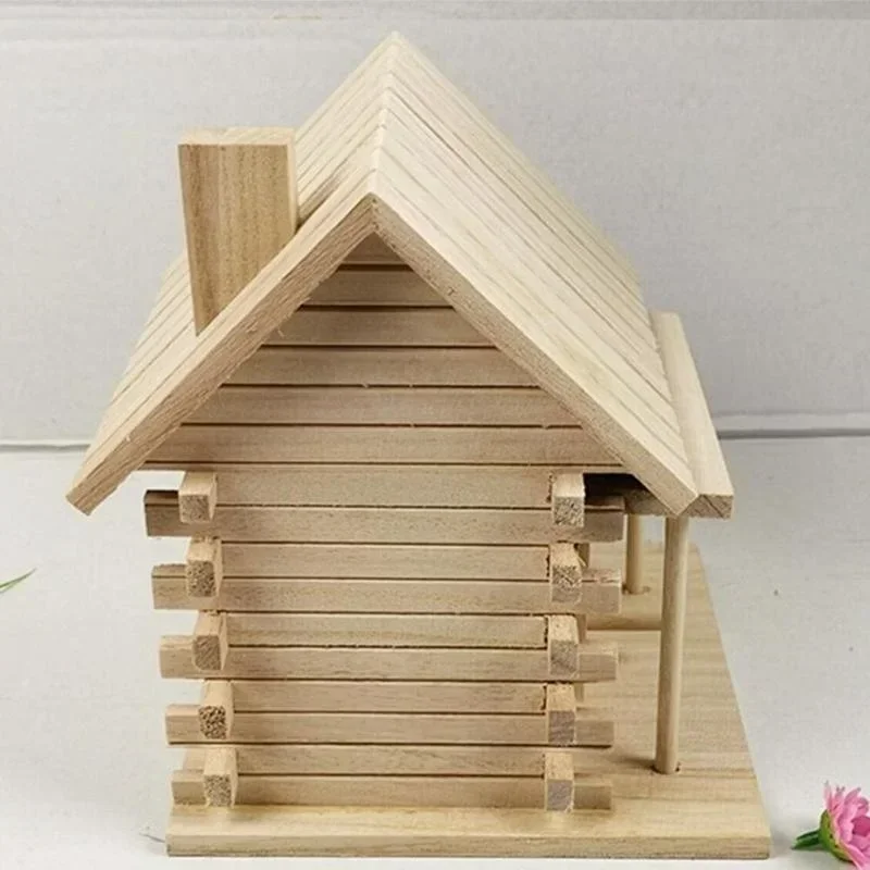 Casa de Pássaros de Madeira Paulownia 17x16x18 cm para Ninho - Imagem 3