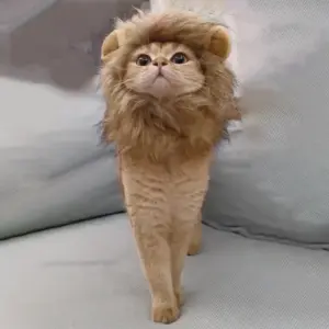 peruca de leão para cães e gatos