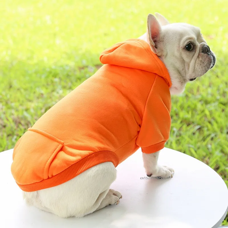 Moletom com Capuz para Cães Pequenos e Médios de Poliéster com Bolso - Imagem 4