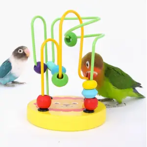 brinquedo para pássaros anéis de treinamento