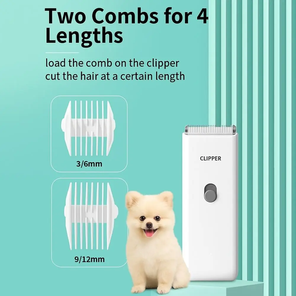 Máquina de Cortar Pelo para Cães e Gatos Recarregável USB - Imagem 5