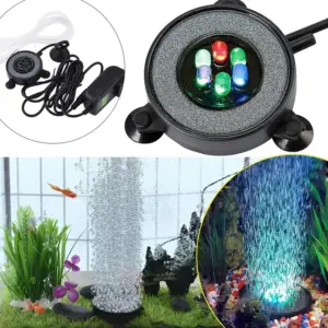 luz led redonda rgb para aquário
