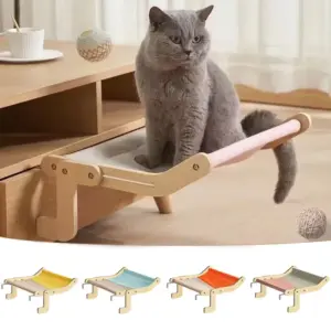 rede para gatos de lona de algodão lavável
