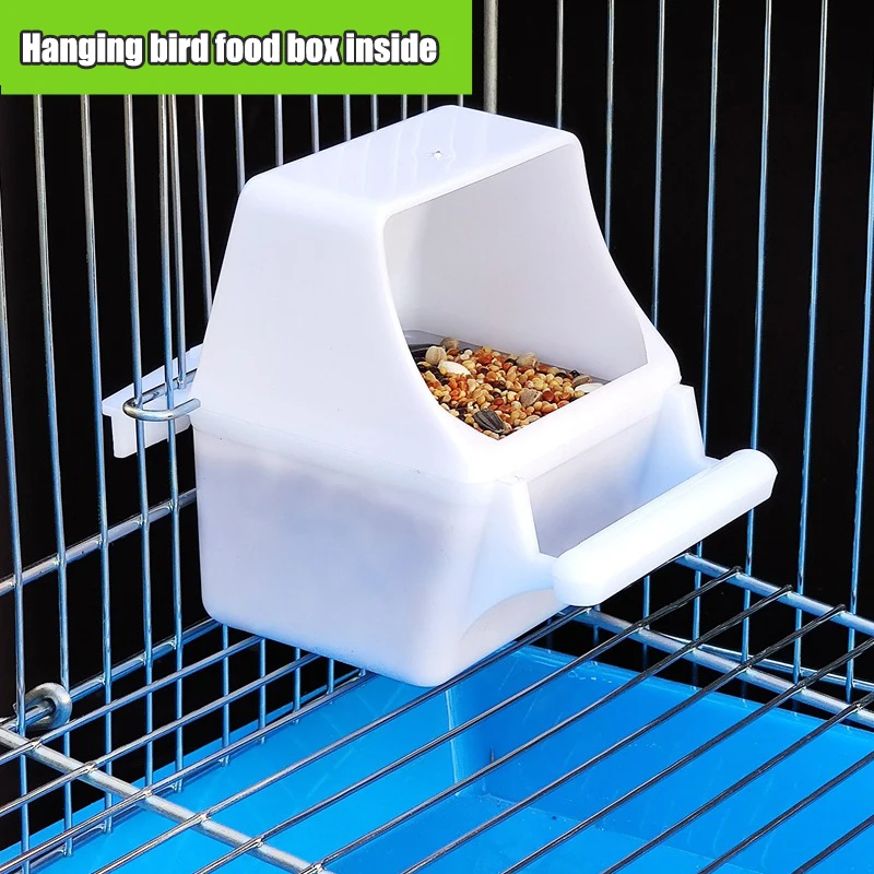 comedouro para pássaros de plástico