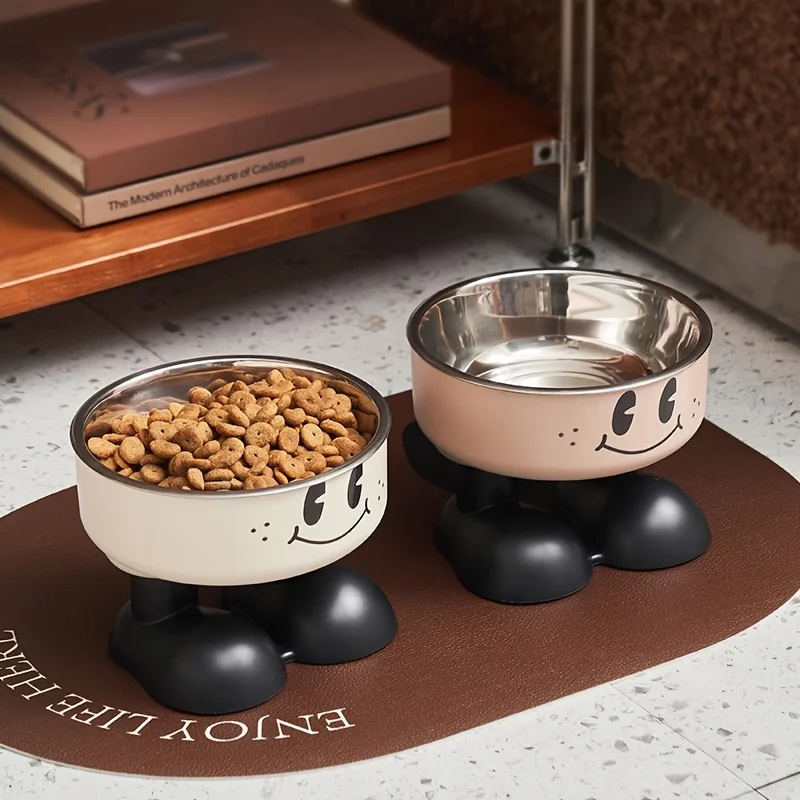 Tigela Elevada para Cães e Gatos em Aço Inoxidável Antiderramamento - Image 6