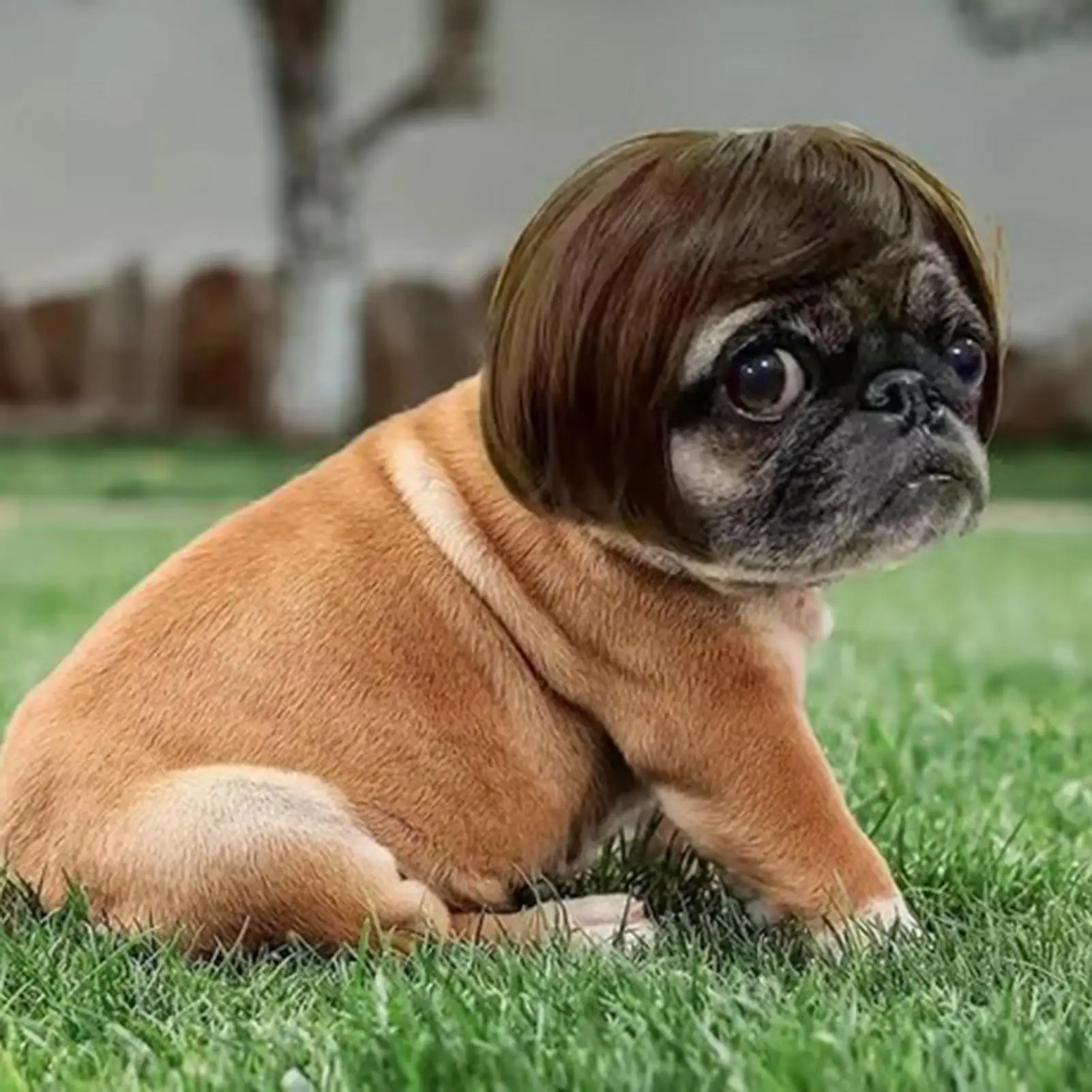 Peruca para Cães e Gatos Estilo Bob com Ajuste Flexível - Image 2