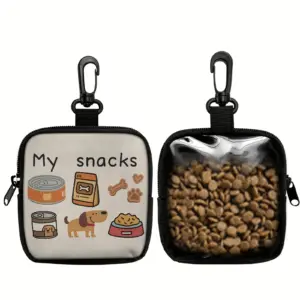 bolsa para petiscos de cães com gancho