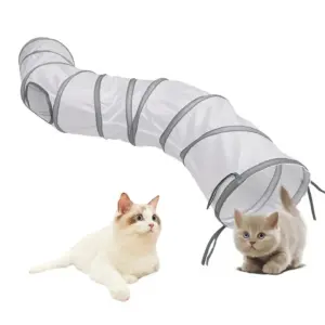 túnel dobrável para gatos