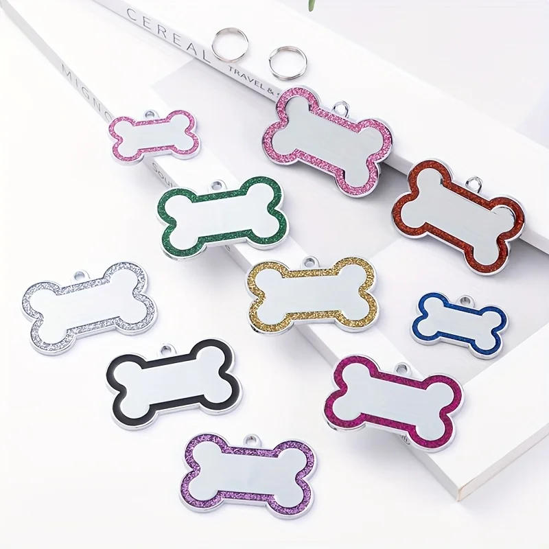 Etiqueta de Identificação para Cães e Gatos Personalizável Gravada - Imagem 3