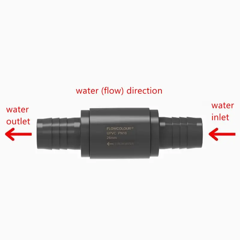 Válvula UPVC para Aquário com Diâmetro de 12.5mm para Retorno de Água - Imagem 2