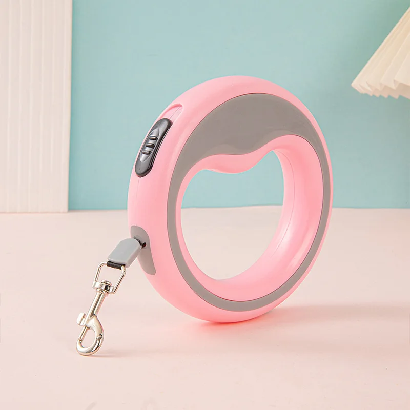 Trela Retrátil para Cães Pequenos e Médios 2,5 m com Retração Automática - Image 6