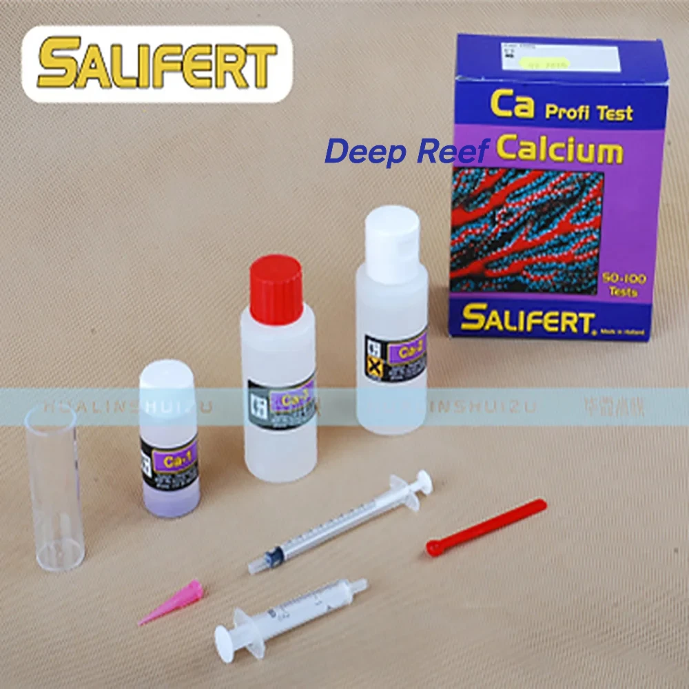 Kit Teste de Água Salifert para Aquário pH Amônia Nitrito Dureza - Imagem 3