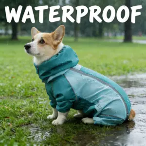 capa de chuva para cães de cobertura total