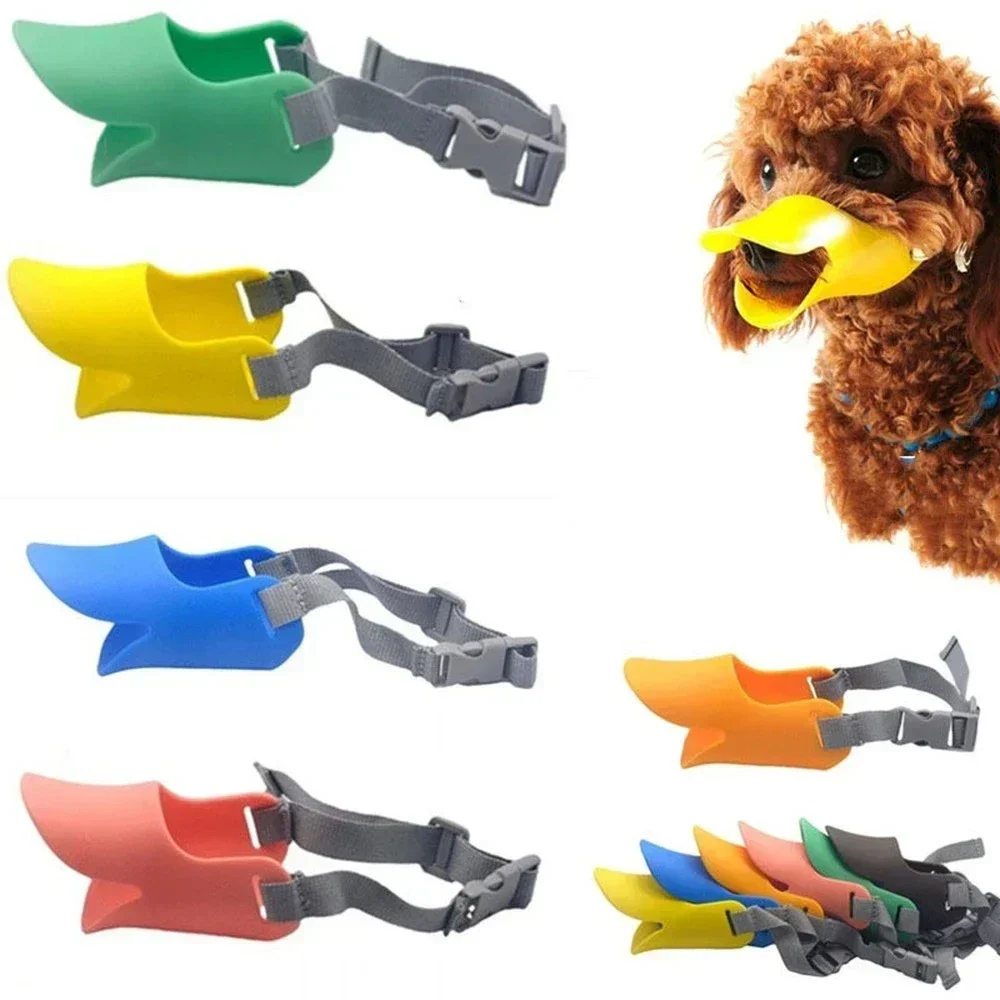 Focinheira de Silicone para Cães com Alça Ajustável - Imagem 2