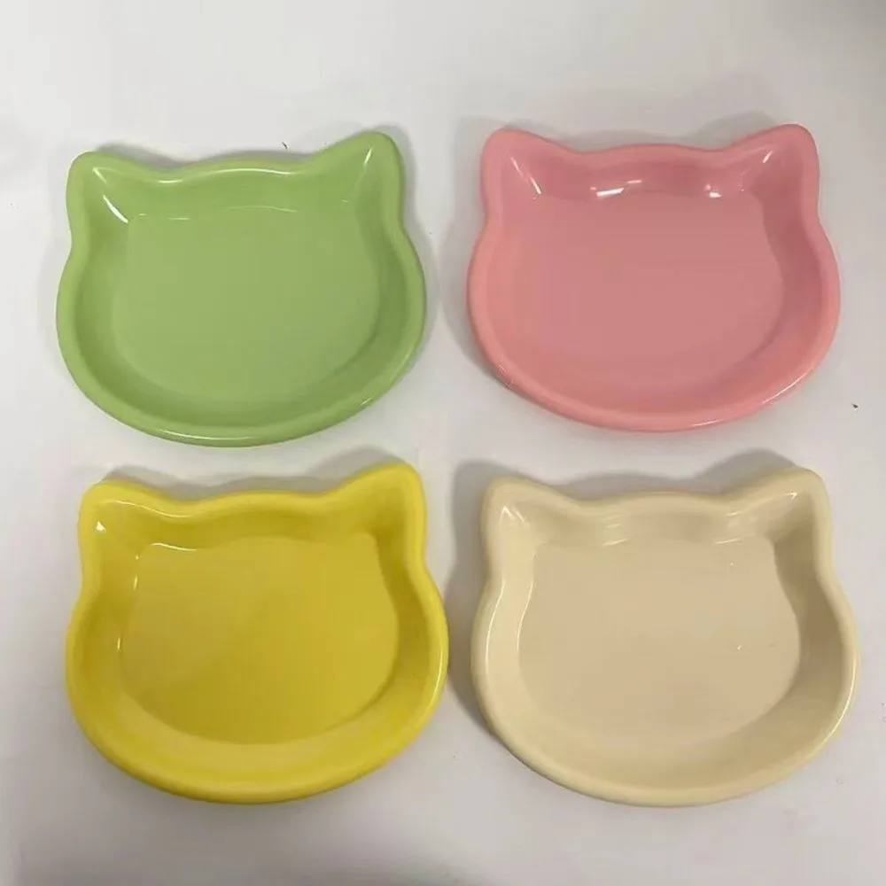 Tigela de Plástico para Gatos Antiderrapante 15x12cm Formato de Gato - Imagem 2