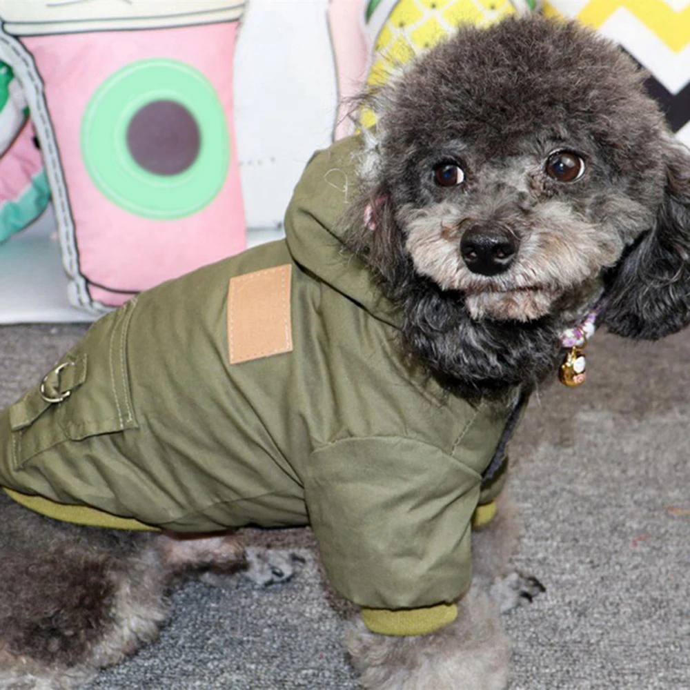 Casaco para Cães Pequenos de Algodão e Poliéster com Botões de Pressão - Imagem 4