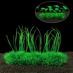planta artificial para aquário BRANCO
