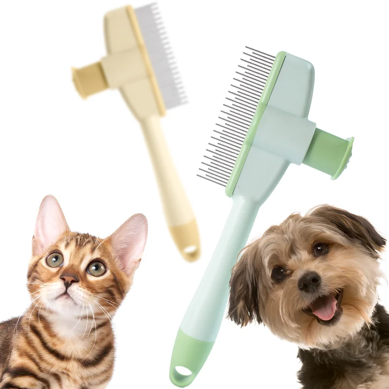 Escova para Gatos Profissional Remover Nós e Pelos 20x8 cm - Imagem 3
