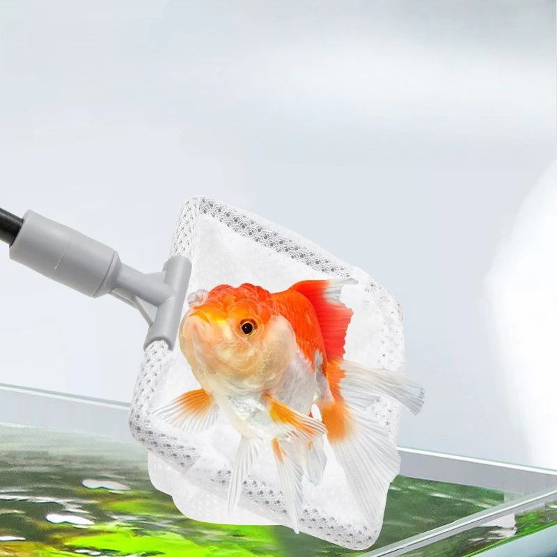 Kit Limpeza Aquário 5 em 1 com Raspador, Rede e Esponja - Imagem 4