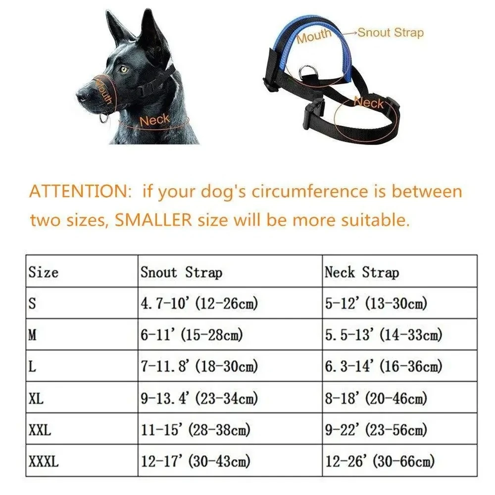 Focinheira de Nylon para Cães com Tiras Ajustáveis Respirável - Imagem 2