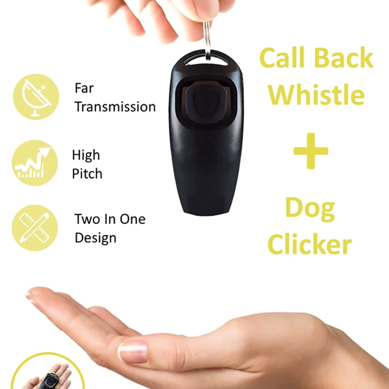Apito e Clicker para Treinamento de Cães com Som Audível - Imagem 2