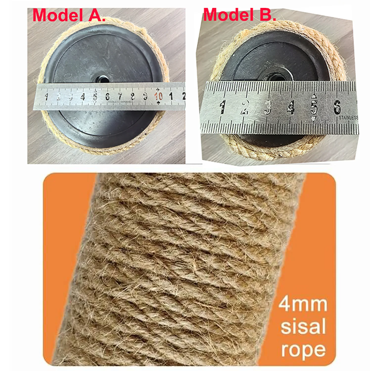 Poste Arranhador para Gatos com Corda de Sisal - Imagem 4