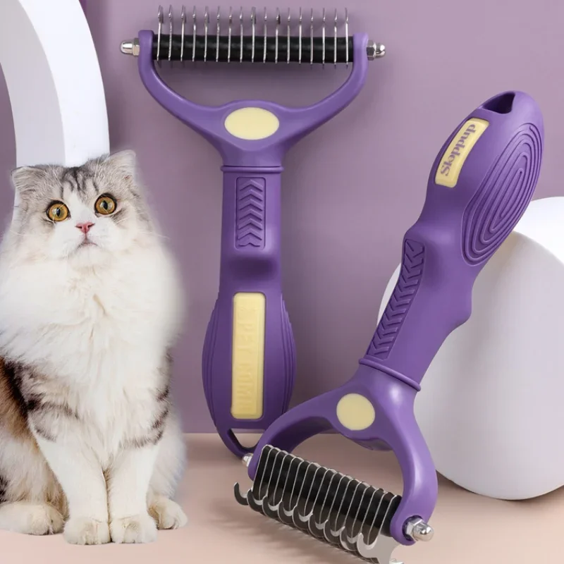 Pente Desembolador para Cães e Gatos Dupla Face - Imagem 2