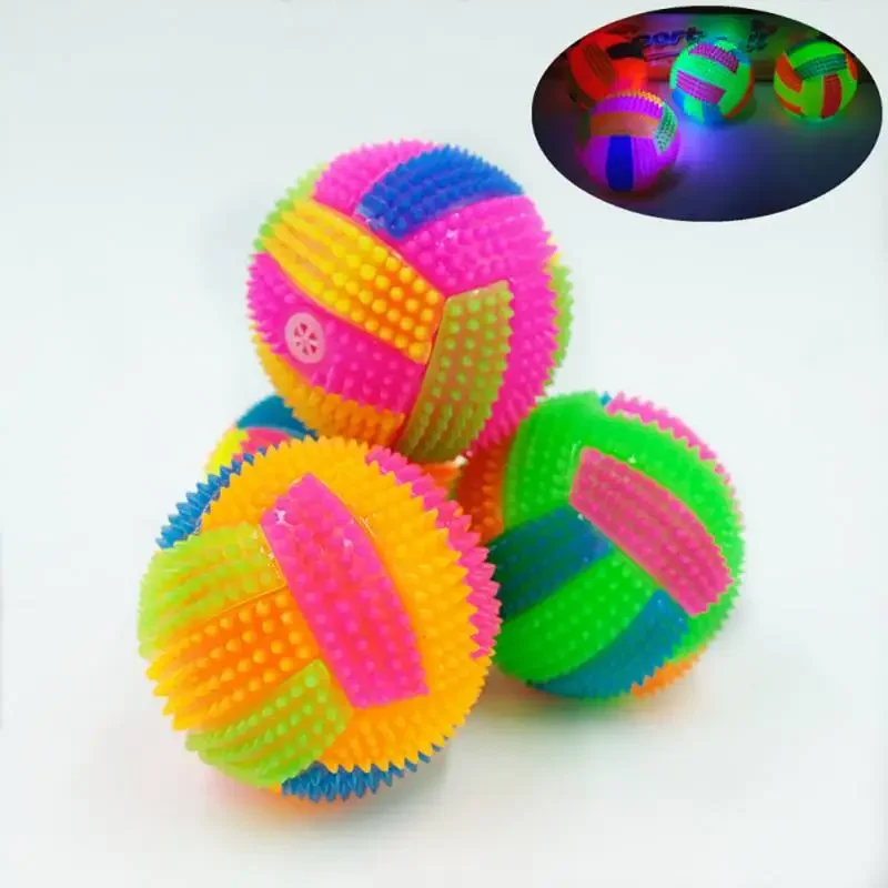 Bola de Massagem para Cães e Gatos com Apito e Luz - Imagem 4