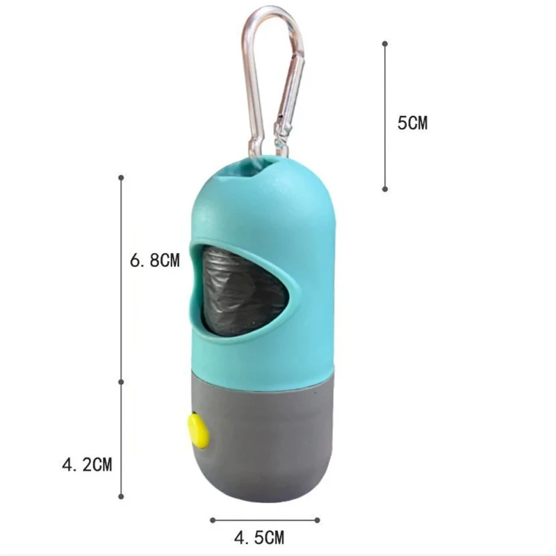 Dispensador de Saco Coletor para Cães e Gatos com Luz LED - Imagem 6