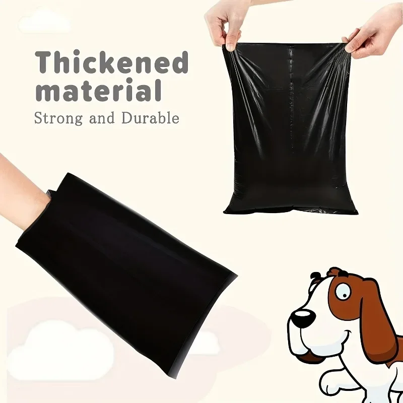 Sacos para Cocô de Cachorro 300/1500 Unidades Portátil à Prova de Vazamentos - Imagem 4