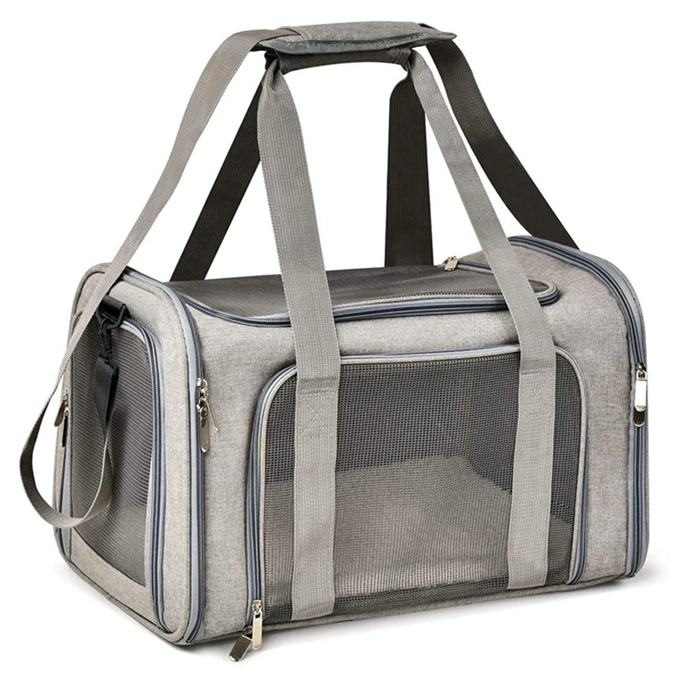 Bolsa Transporte Dobrável para Gatos e Cães Pequenos de até 6,8 kg - Imagem 3