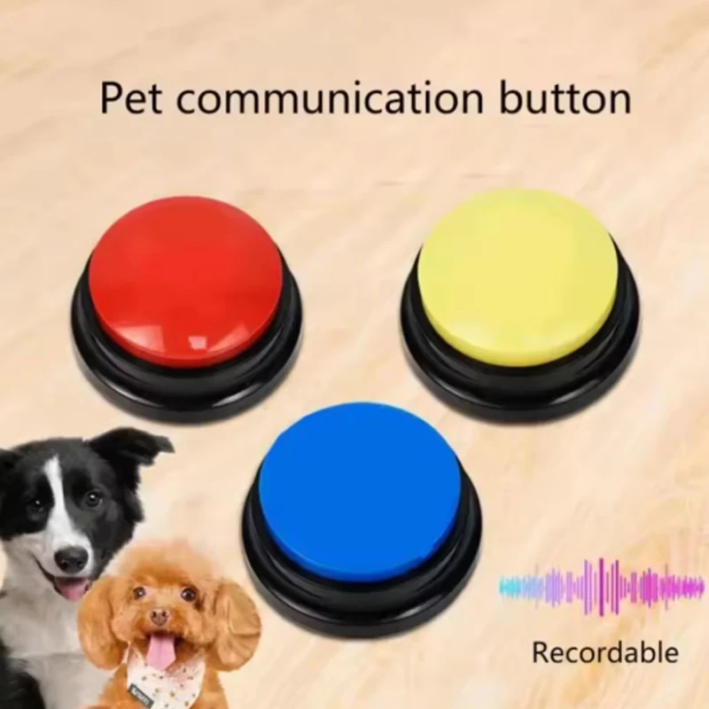 botão de gravação de voz para cães