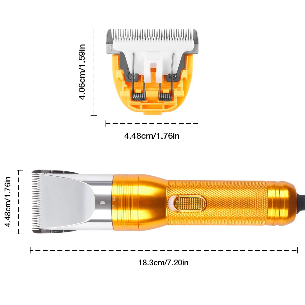 Aparador Elétrico para Pets 380W com Ajuste de 0,8 a 2,3 mm - Imagem 2
