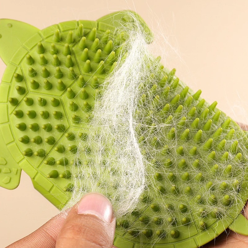 Escova de Canto para Gatos de Silicone com 26 cm para Parede - Imagem 2