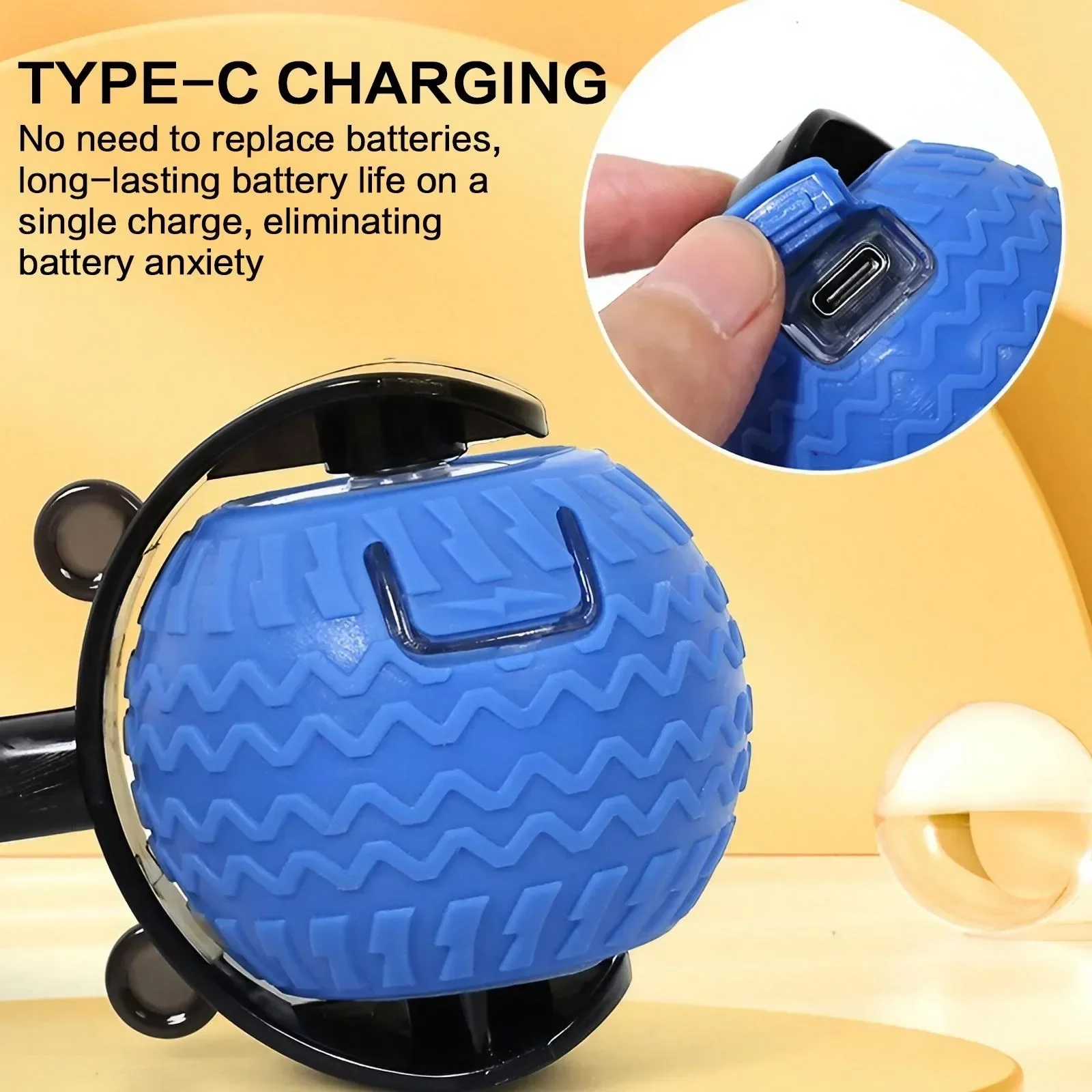 Brinquedo Interativo para Gatos com Rotação Automática e LED Recarregável USB - Imagem 6