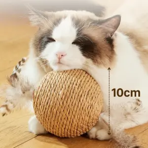 brinquedo de sisal para gatos bola arranhador