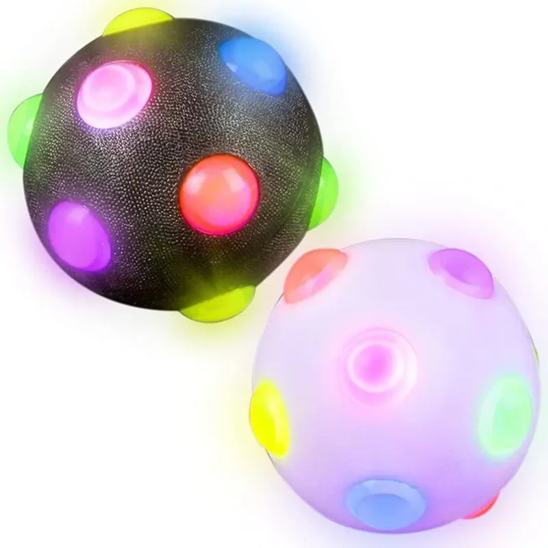 Brinquedo Bola LED para Cães e Gatos Pequenos Elástica Brilhante - Imagem 4